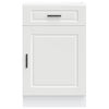 Kitchen Base Cabinet Porto White Engineered Wood
