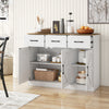 108cm Large Sideboard Storage Cabinet with Drawers-White