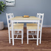 Solid Wooden Dining Table and 2 4 Chairs Set Home Kitchen Furniture