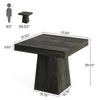 Square Dining Table for 4 People, 31.5inch Kitchen Wood Table Small Dinner Table