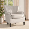 Upholstered Wing Back Armchair Chesterfield Sofa Fireside Wing Back Chair UK