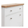 Shoe Rack Storage Cabinet Wooden Stand Cupboard Unit 3 Drawer Organiser White