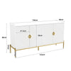 Storage Cabinet 158cm Sideboard for Living Room, Dining Room, Entryway, White