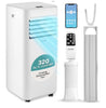 SereneLife Portable Air Conditioner 9000 BTU, Compact AC Unit with Dehumidifier