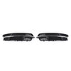 1 Pair Black Front Bumper Fog Light Cover Grilles For A6 C7 S-Line 2018