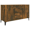 Modern Wooden Sideboard Storage Cabinet Unit With 2 Doors & 2 Drawers Wood Units
