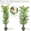 Artificial Areca Palm Tree Natural Looking Faux Plant in Pot 2ft 3ft 4ft 5ft 6ft