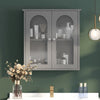 New Bathroom Cabinet With Shelf Wall Mounted For Bathroom Storage Grey