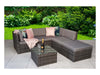 Signature Weave Dark Grey Outdoor Garden Modular Corner Sofa Set RRP £899