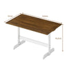 55 Inch Dining Table for 4-6 People Rectangular Kitchen Table