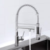 Modern Mono Pull Out Kitchen Mixer Tap Dual Spout Spray Single Lever Chrome