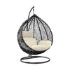 Hanging Rattan Egg Chair Garden Swing Chairs Patio Indoor Outdoor With Cushions