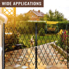 Double Folding Security Gate Folding Door Gate 122"W x 61"H Scissor Gate