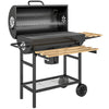 Charcoal Grill, Charcoal BBQ Grill with Foldable Shelves