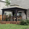 3x3(m) Easy Pop Up Gazebo with 1-Button Push and Mosquito Netting