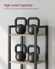 Bookcase 6-Tier Bookshelf Storage Shelving Display Rack Greige Black LLS101B02