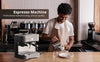 Espresso Machine 15 Bar Cappuccino Latte Maker with Milk Frother Steam Wand UK