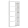Decorative Storage Shelving Unit with Open Display Shelf-White