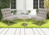Malay Outdoor Essentials Siesta 2 Seater Sling Bistro Set Grey FREE DELIVERY