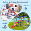 7 In 1 Kids Climbing Toys Heavy Duty Metal Jungle Gym Set Outdoor Playground