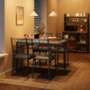 5-Pcs Dining Table Set w/ 4 Upholstered Chairs,Space-Saving Compact Design for 4