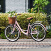 24/26Inch VIRIBUS Ladies Women's Beach Cruiser Bike Bicycle w/ Basket Comfort