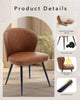 Set of 2 Home Kitchen Upholstered Dining Chair Sturdy Seating For Dining Room