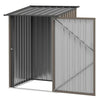 Metal Storage Shed Outdoor Garden Small Lock Tool Cabinet Utility Patio Box Unit