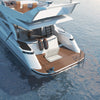 24" X 14" Boat Hatch, 180 Degree Lid Hinge Boat Deck Hatch with Non Slip Surface