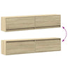 TV Wall Cabinet with Sonoma Oak 180x31x38 J2Y7
