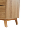 Buffet Storage Cabinet Rattan Door Cupboard Living Room Wooden Shelves Sideboard