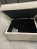 Dusk Soho Ivory Boucle Ottoman Storage Pouffe RRP £399