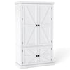 Kitchen Modern Floor Storage Cabinet Pantry Cabinet with 4 Doors