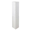 Wood Storage Corner Floor Standing Cabinet with Doors and Shelves Slim Bookshelf