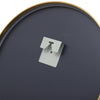 Industrial Style Oval Wall Mounted Mirror Bathroom Hanging Vanity Mirrors 70cm
