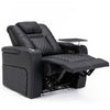 BROADWAY CINEMA 1,2,3,4 SEATER CHAIR BLACK / WHITE WITH TRAY AND WITHOUT TRAY