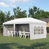 3 x 6m Heavy Duty Gazebo Marquee Party Tent with Storage Bag Grey