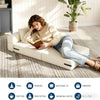 4-Fold Convertible Sleeper Chair Futon Sofa Bed Foldable Floor Couch Guest Bed