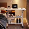 Height Adjustable Mobile Laptop Table Notebook Computer Desk Sofa Bed Tray Stand