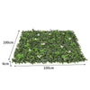 Artificial Plant Wall Mat Greenery Hedge Grass Fence Privacy Foliage Panel Decor