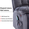 Power Lift Recliner Chair Electric Home Heat Massage Chair Single Sofa Armchair