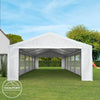 Marquee Party Tent gazebo shelter 3x6 m PE 350 N, white