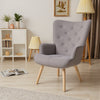 Tub Accent Chair Velvet Living Room Armchair with Soft Seat for Home/Dining Room