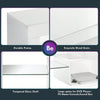 TV Stand Modern High Gloss Doors Entertainment Unit Cabinet With RGB LED Li