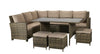 Signature Weave Charlotte Truffle Brown Outdoor Corner Dining Sofa Set RRP £1212