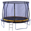 KANGA 10ft Outdoor Trampoline With Enclosure, Net, Ladder & Free Anchor Kit