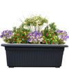 70cm Trough Long Window Box Planter Flower Box Garden Plastic Plant Pot Planter