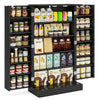 41” Tall Pantry Cabinet Kitchen Storage Cabinet with Doors-Black