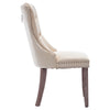 4 Pcs Velvet Dining Chairs High Back Wooden Legs for Home Dining Room Kitchen