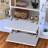 Modern Corner TV Unit Stand Entertainment Center LED Cabinet High Gloss TV Guxqi